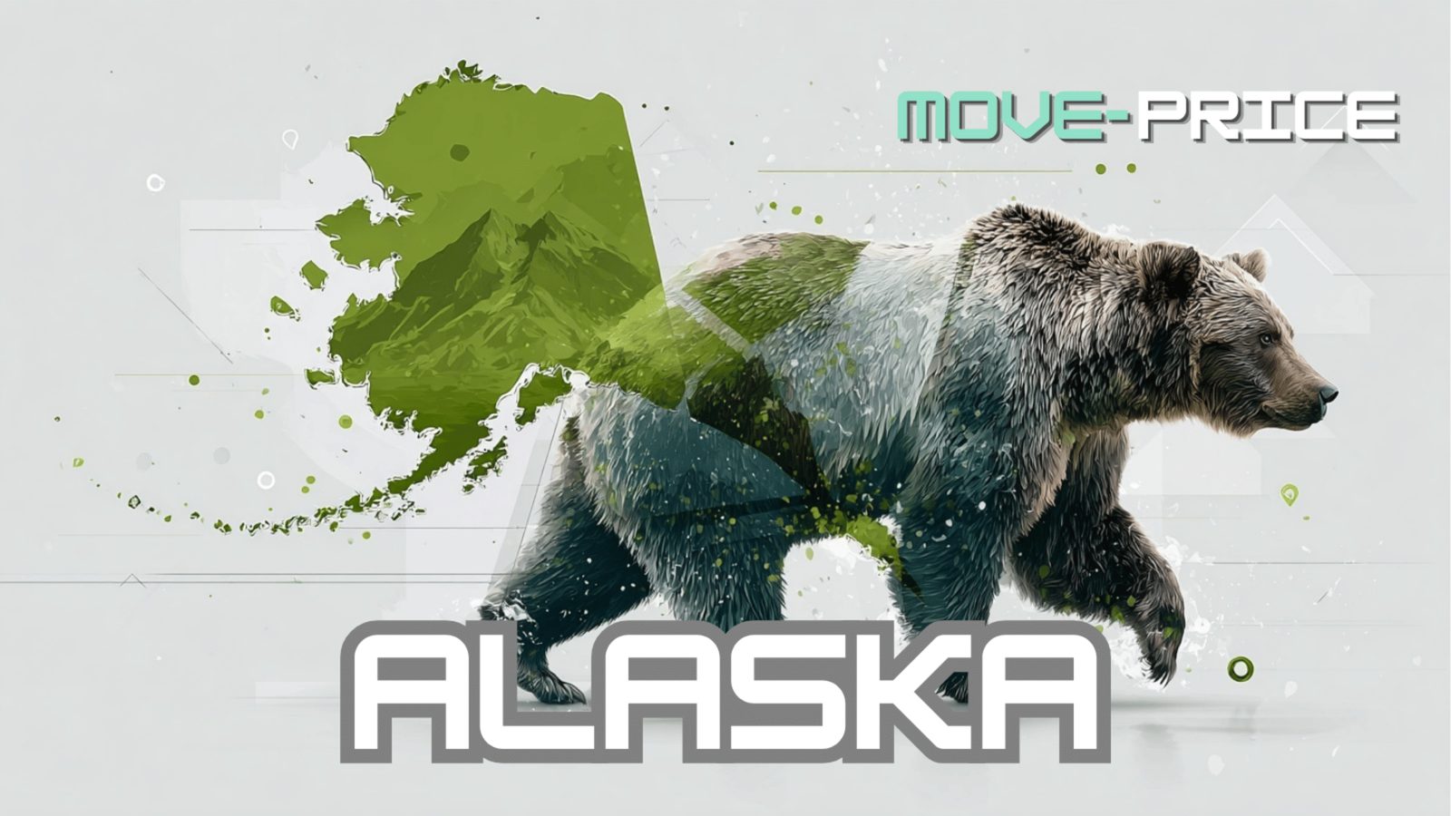 Alaska moving illustration