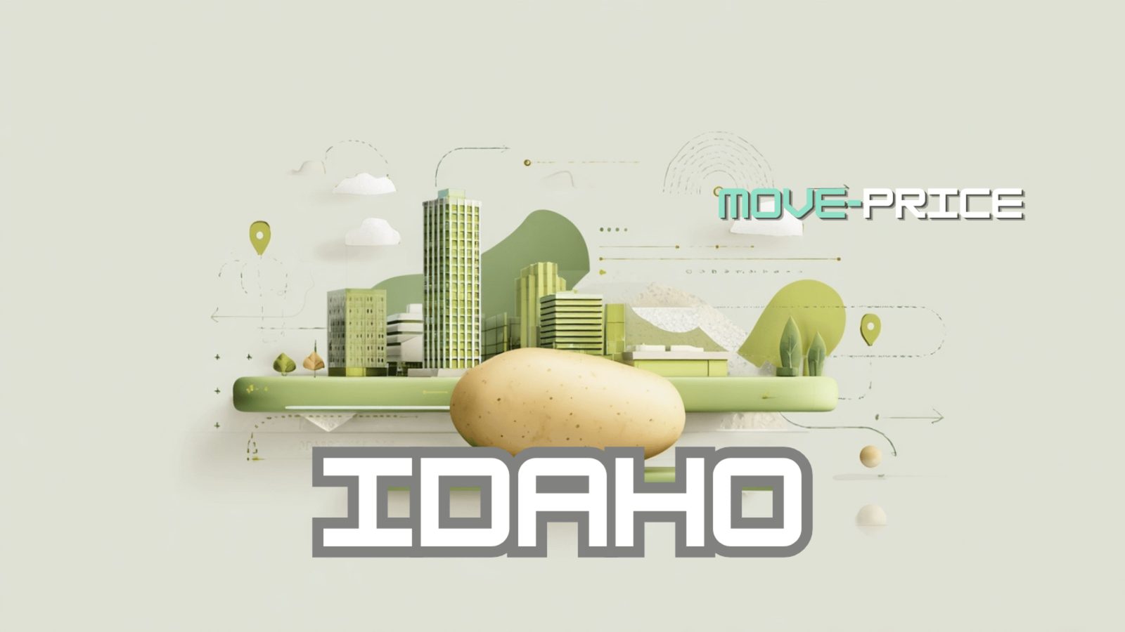 Idaho moving illustration