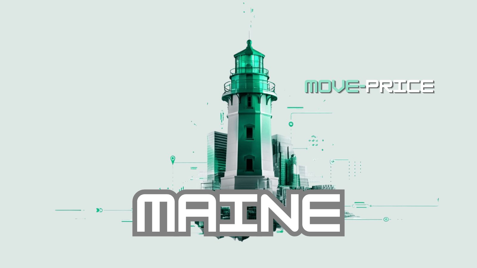 Maine moving illustration