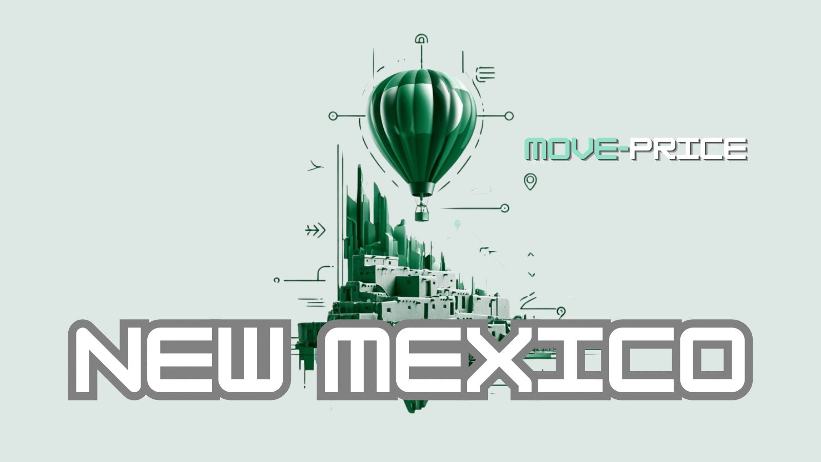 New Mexico moving illustration