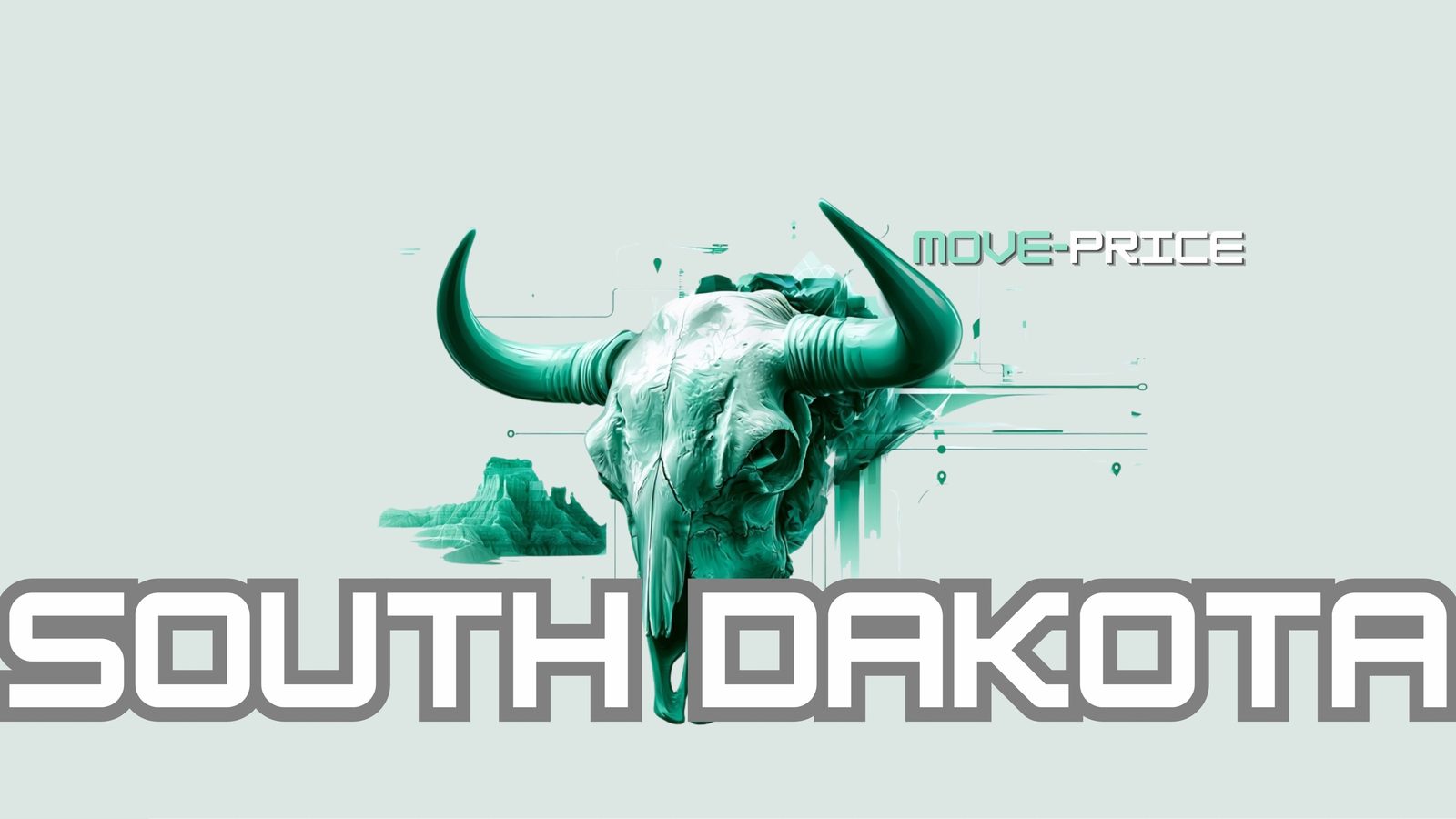 South Dakota moving illustration