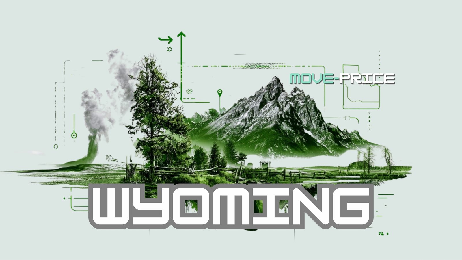 Wyoming moving illustration